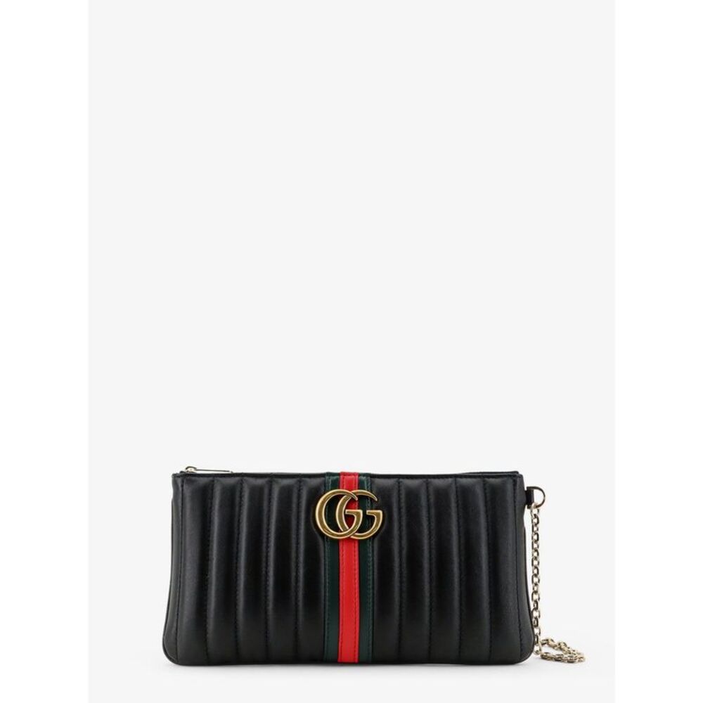 Gucci Women Gg Marmont Pouch With Strap